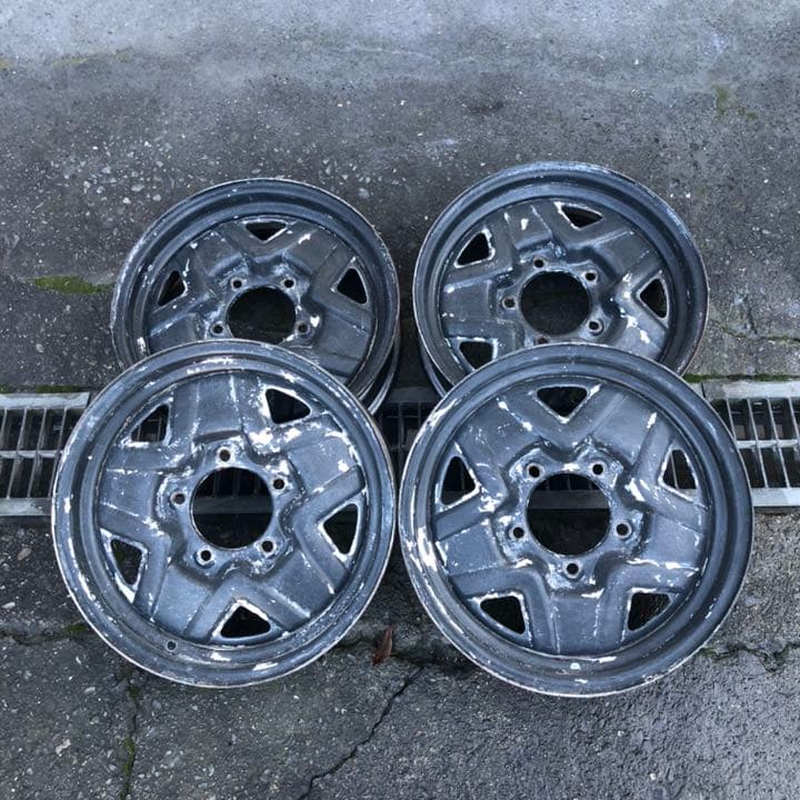 ジムニー】JA11 純正スチールホイール 4本 - メルカリ