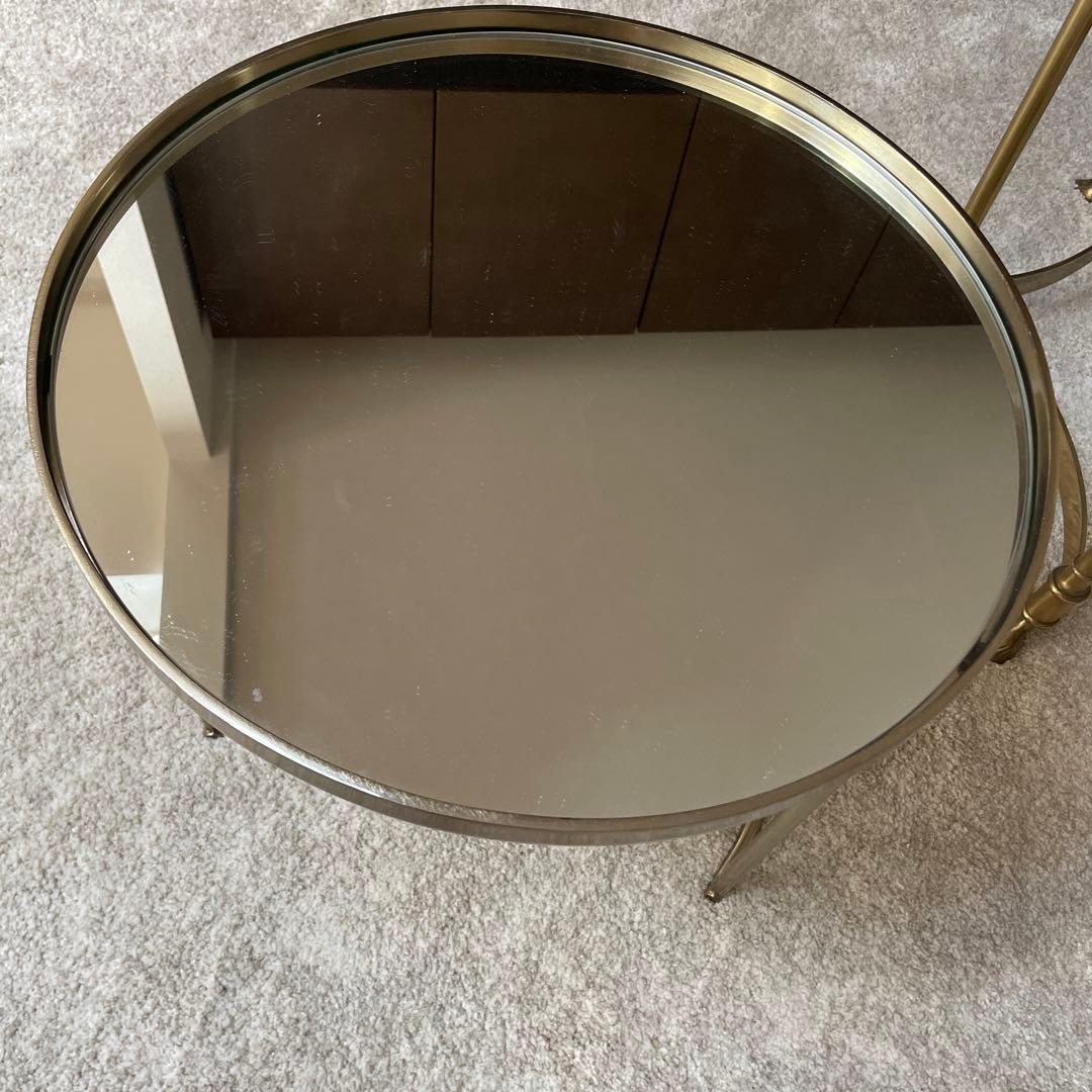 ZARA HOME ガラステーブル サイドテーブル ゴールド ザラホーム ロー