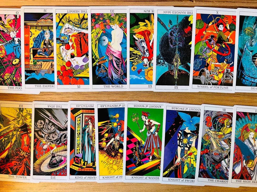 ☆愛と神秘のタロット占い―笠井あゆみオリジナル・カード78枚 - メルカリ