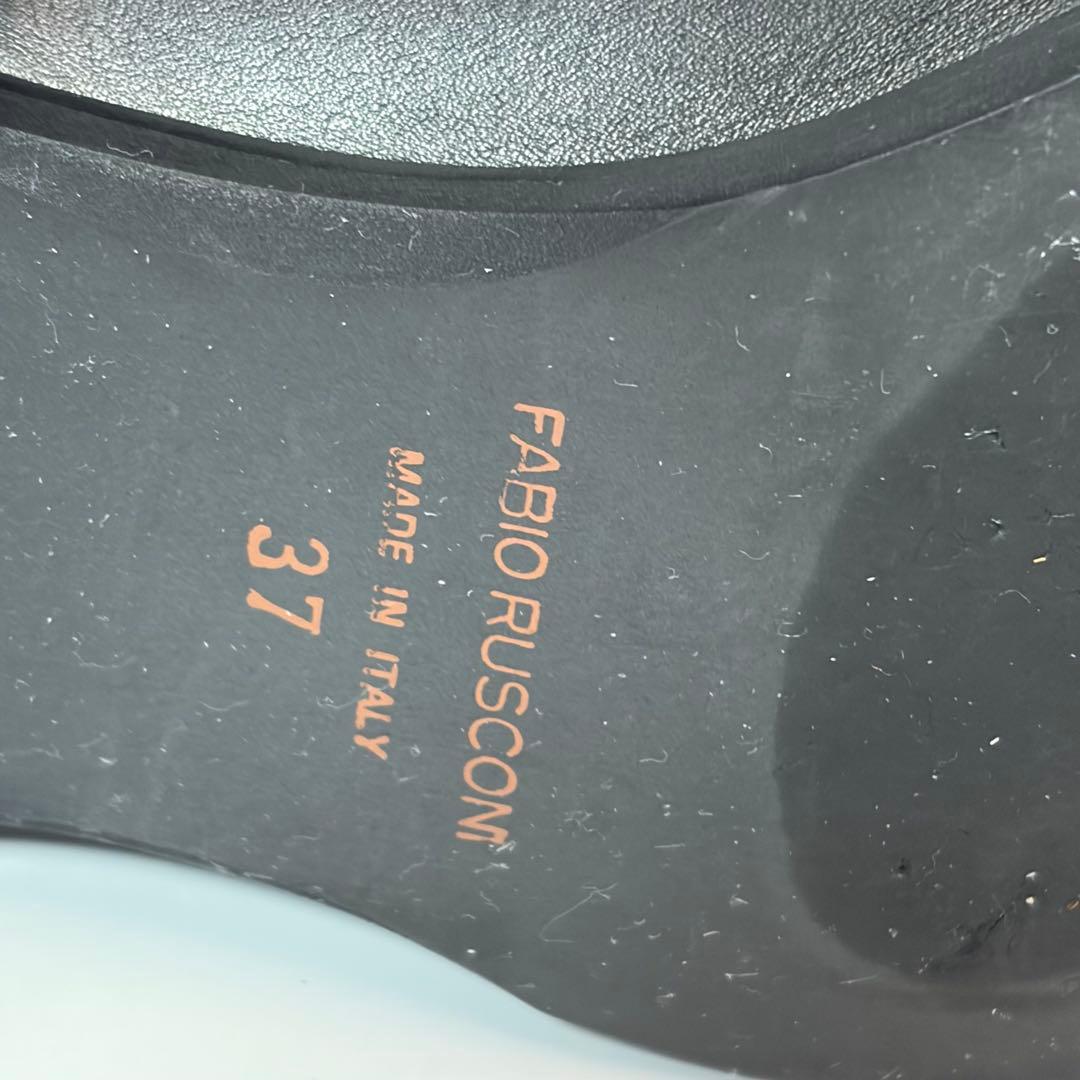 えいふりファビオルスコーニ サイドゴアブーツ 黒 37 23.5cm