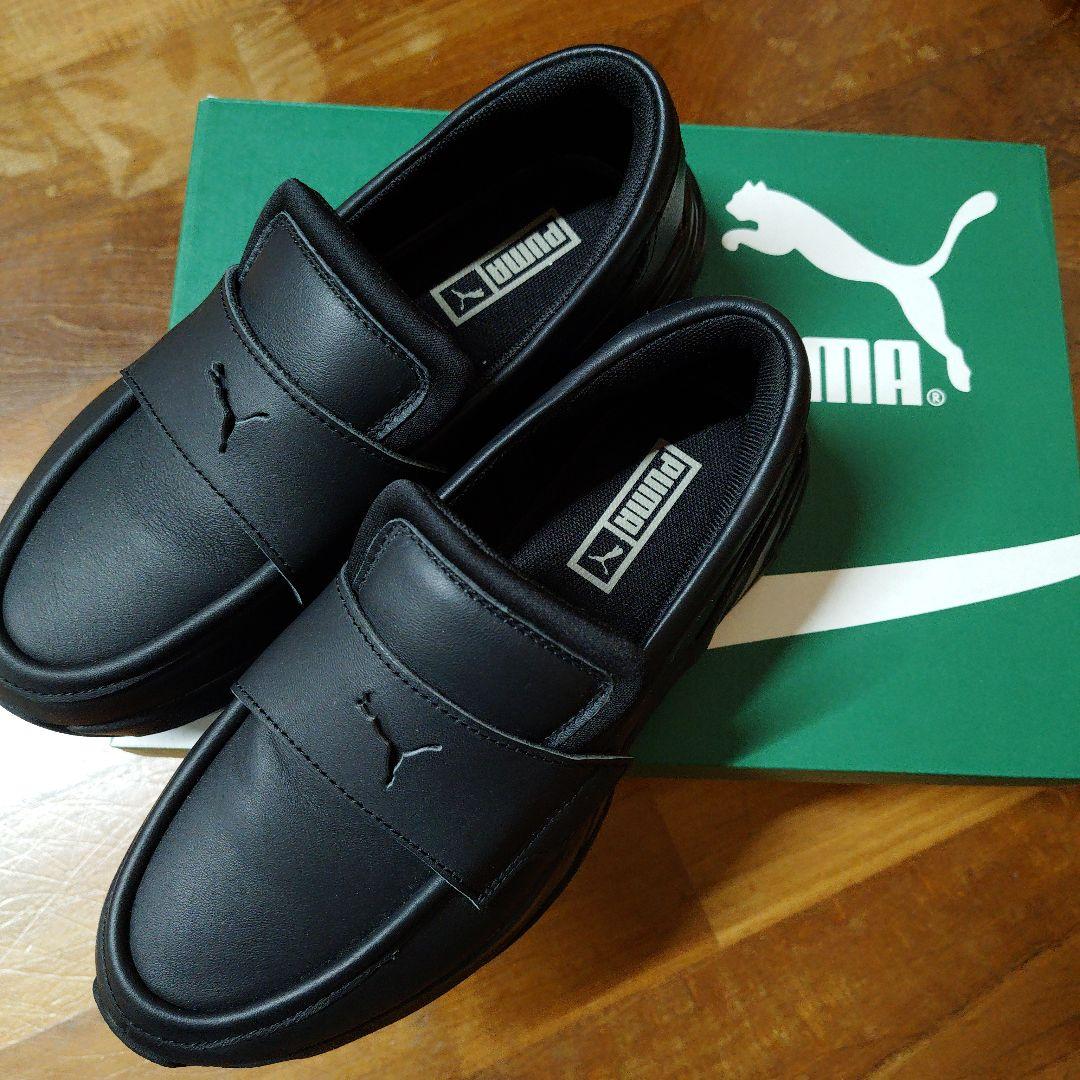PUMA ブラック ♥ローファー♥ 24.0cm