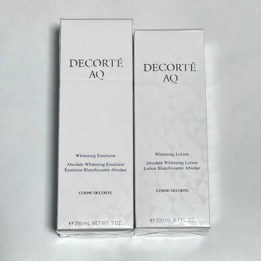 コスメデコルテ AQ ホワイトニング 化粧水 乳液 コスメデコルテ / AQ ホワイトニング エマルジョンの公式商品情報