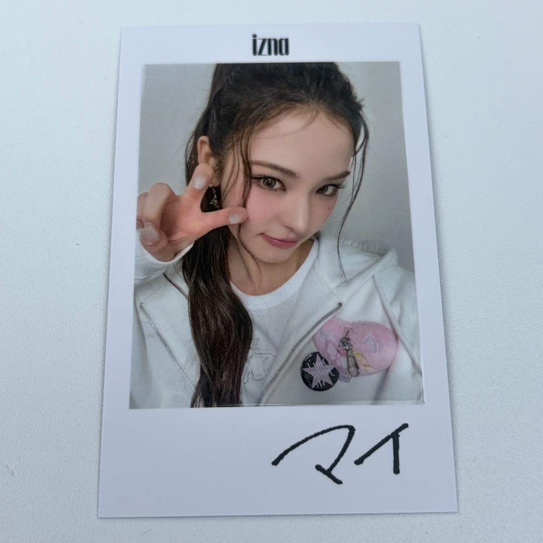 izna ファンコン 会場限定 CD 購入特典 チェキ風 トレカ 1/28 マイ