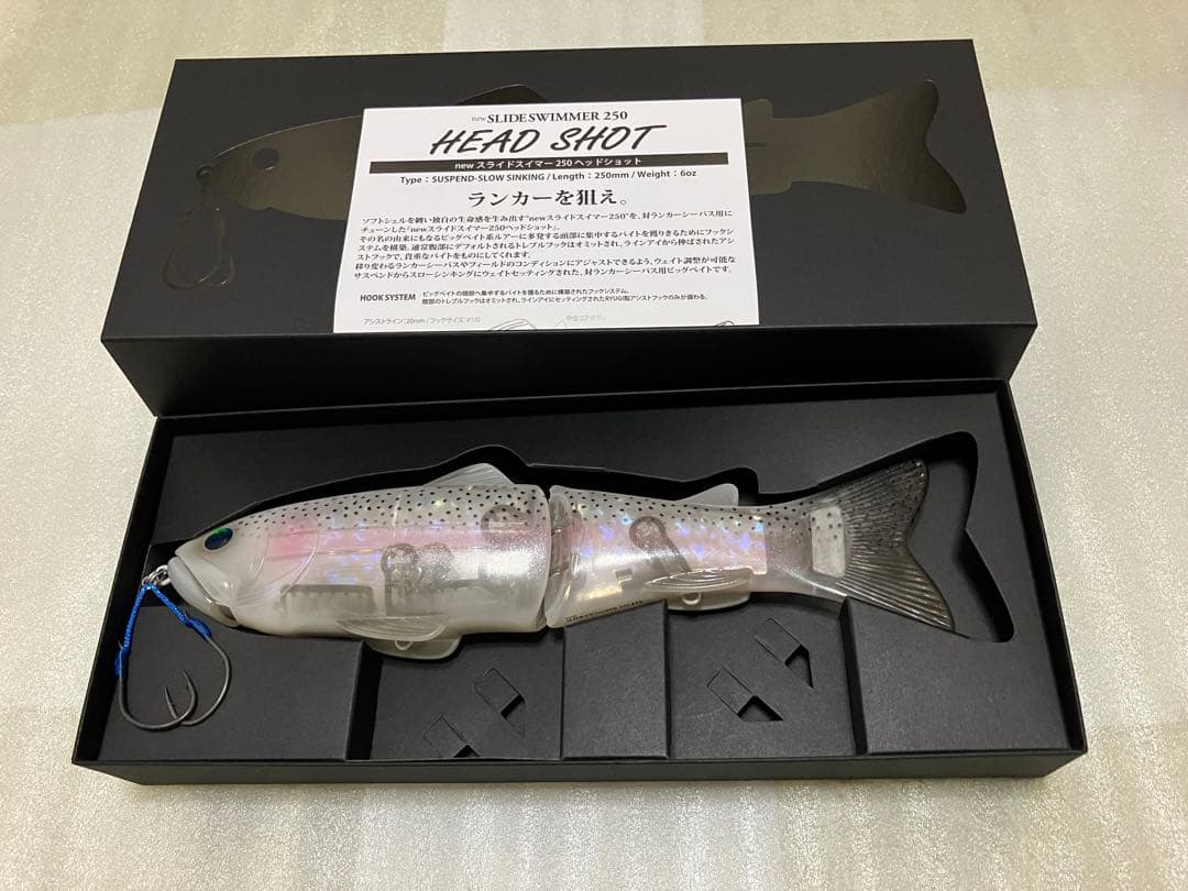 2025 スライドスイマー250 ヘッドショット ミッドナイトトラウト ip