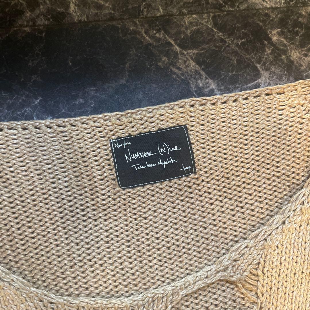 NUMBER (N)INE 07ss about a boy期 グランジニット - メルカリ