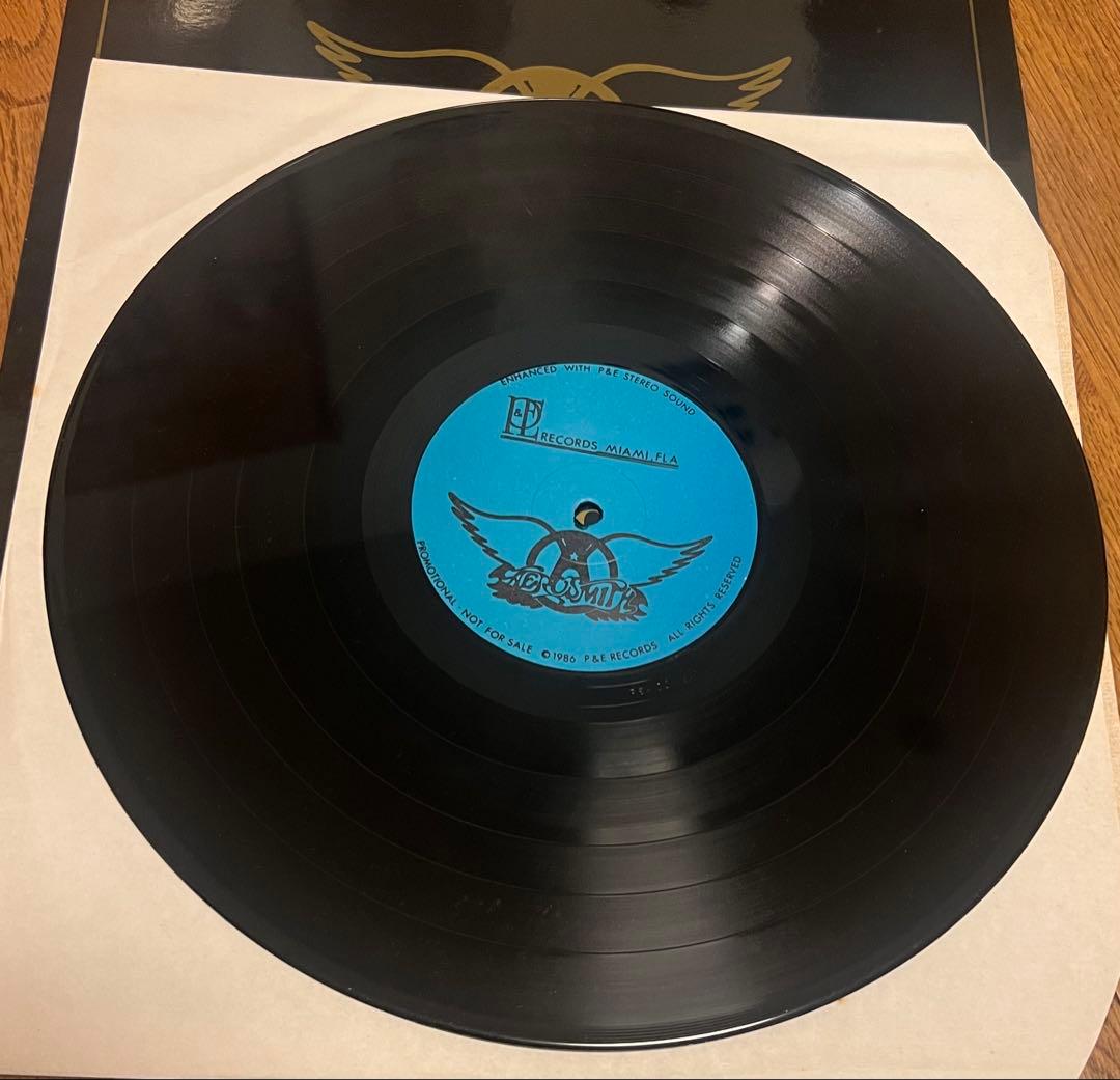 Aerosmith PURE GOLD .999 LP USプロモ 非売品 レア