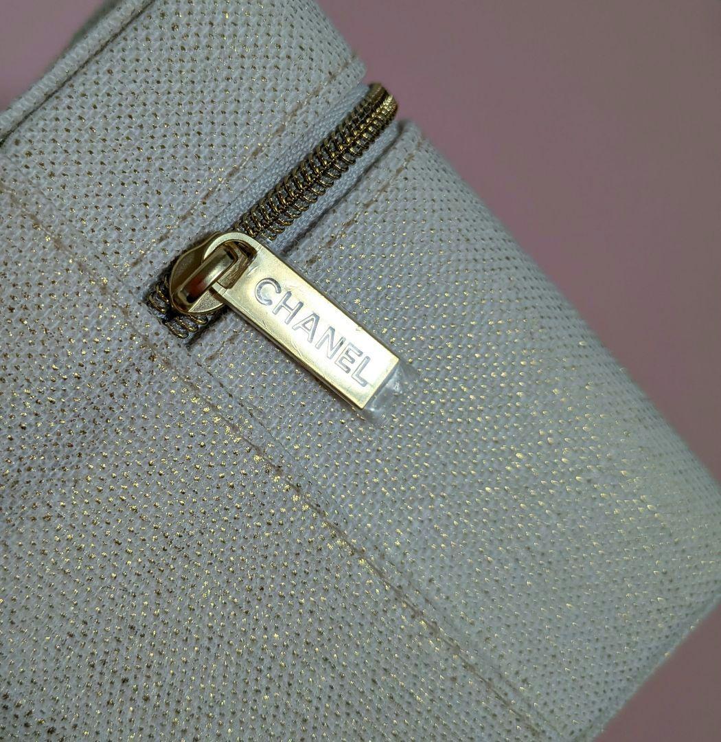CHANEL シャネル バニティ ノベルティ ポーチ ツイード メイクポーチ