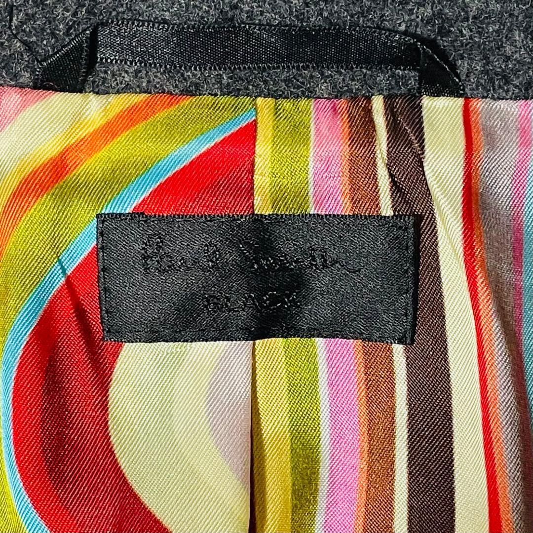 海*男様 美品✨ ポールスミス ピーコート カシミア混 マルチストライプ