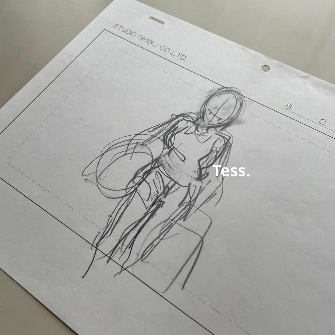 直筆原画】ジブリ/ 耳をすませば ラフ画 Ghibli 宮崎駿 セル画 - メルカリ