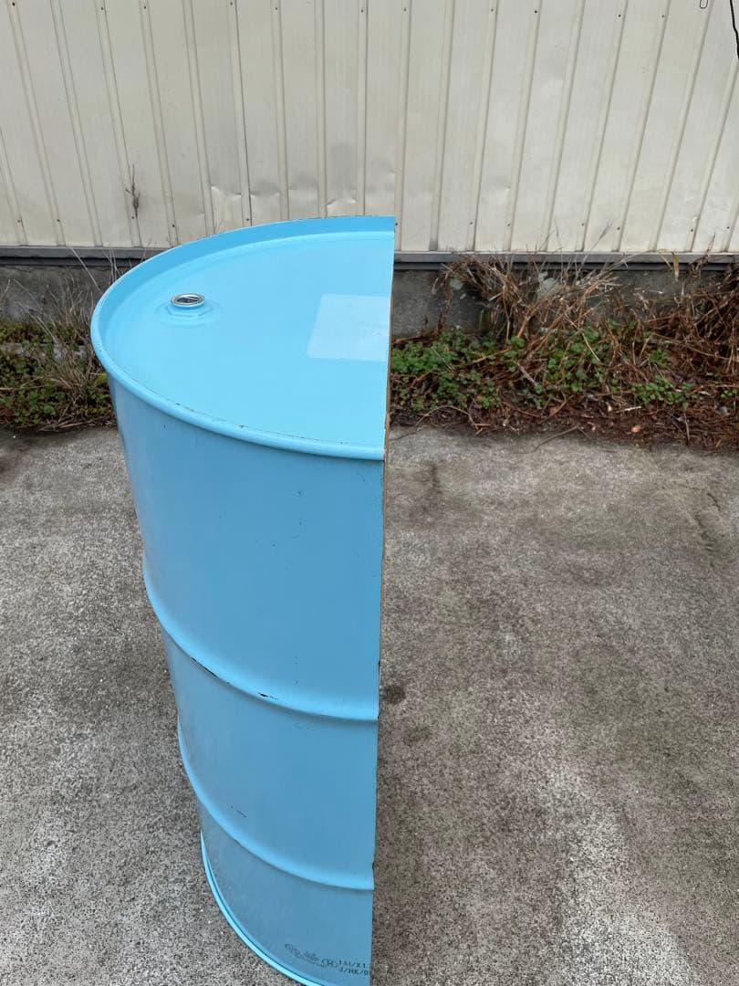 ドラム缶 半切り 縦半分 無加工 - メルカリ