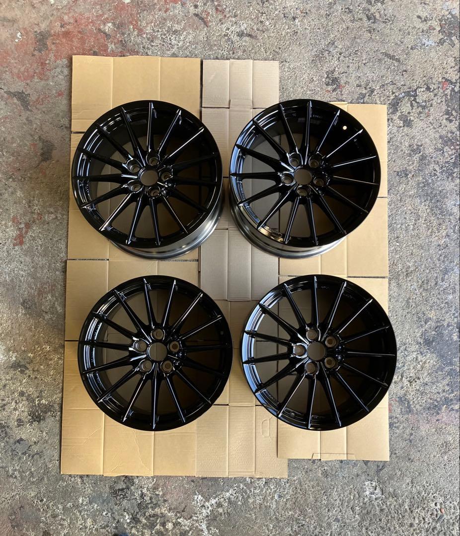 GRヤリス RZ純正ホイール 18インチ ENKEI 新車外し 美品 ENKEI】トヨタ GR ヤリス RZ RS 純正 18in 8J +45