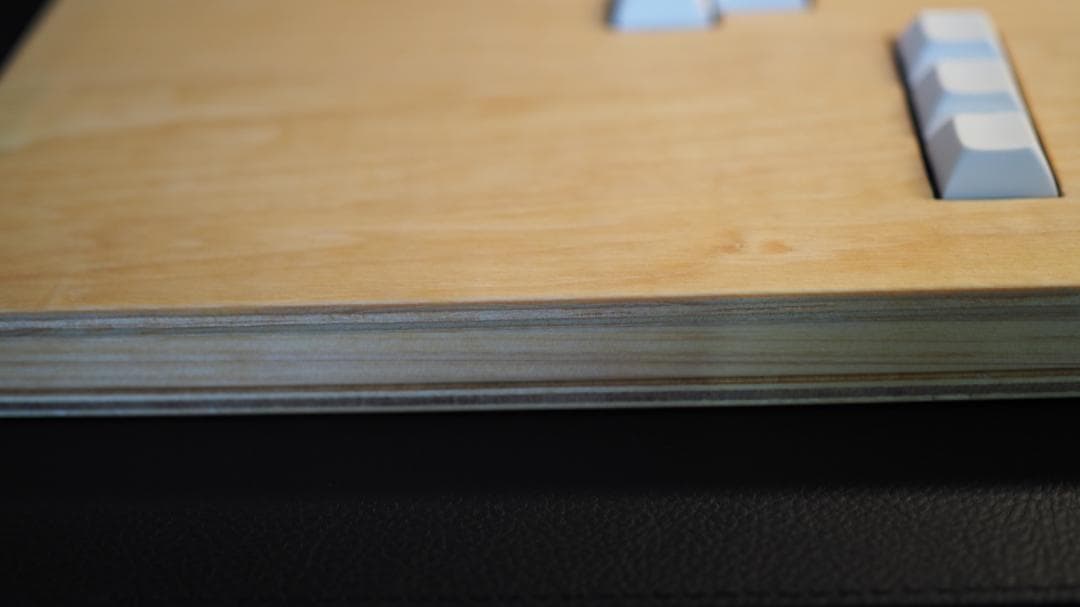 自作アケコン】木製キーボード型レバーレスコントローラー ナチュラル