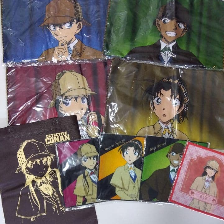 名探偵コナン 蘭 新一 平次 和葉 マグネット タオル バック