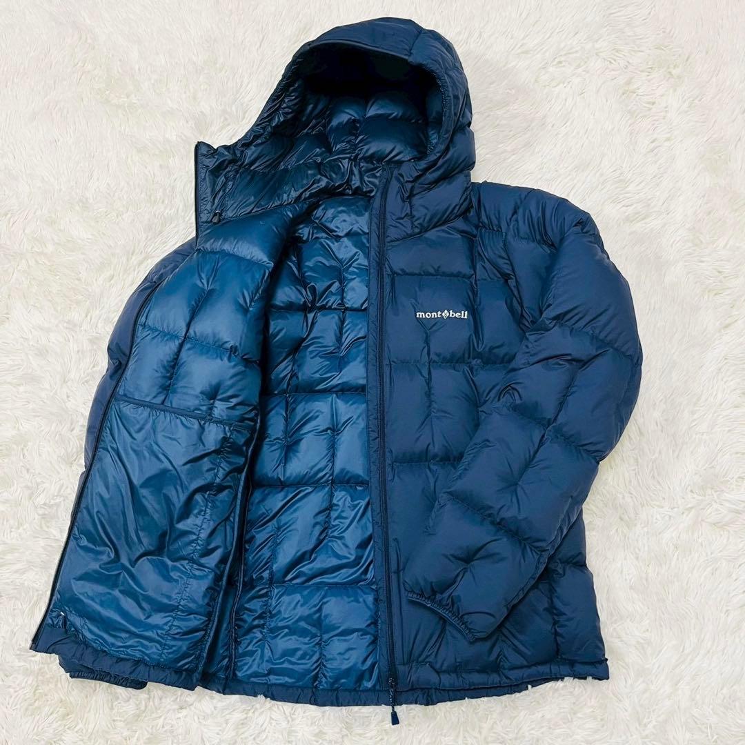 モンベル　ネージュダウンパーカ　スタッフバッグなし L ネイビー ネージュダウン パーカ Men's｜モンベル