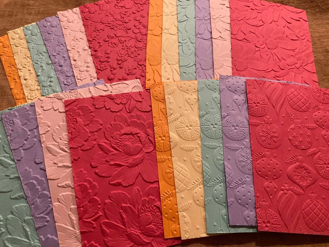 クリスマス スペシャルBOX ジャンクジャーナル エンボスペーパー