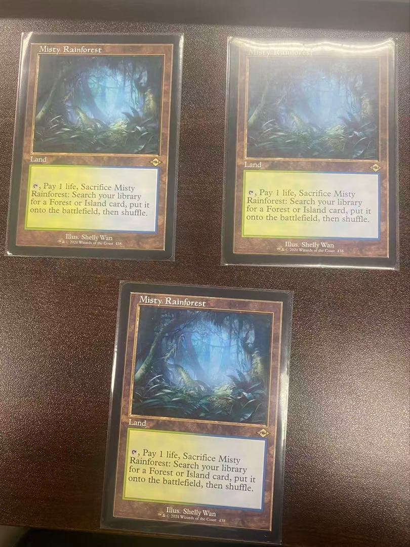 mtg 霧深い雨林　3枚セット 霧深い雨林 (Misty Rainforest) · Modern Masters 2017 (MM3) #240