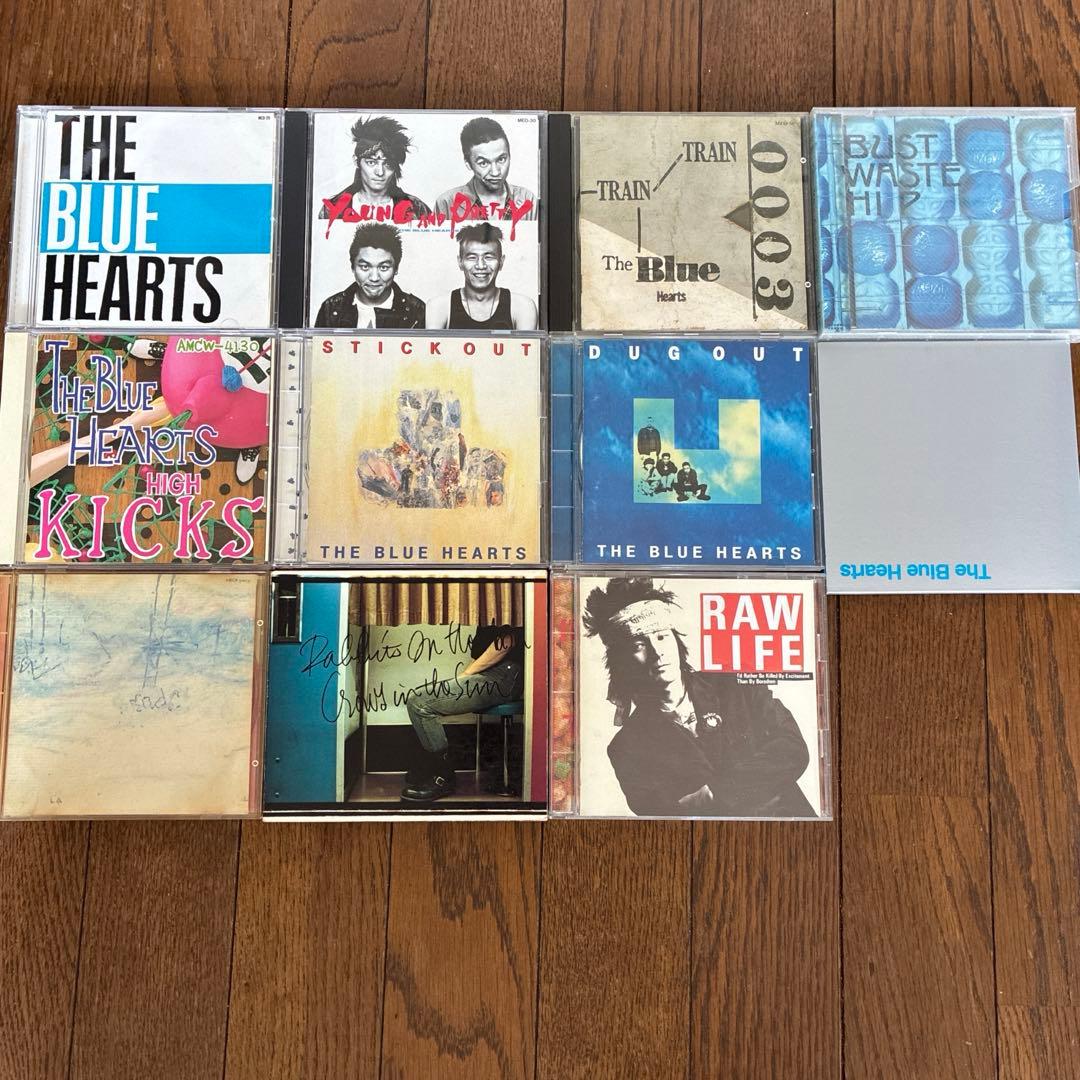 THE BLUE HEARTS 全アルバムセット マーシーソロ3枚 - メルカリ