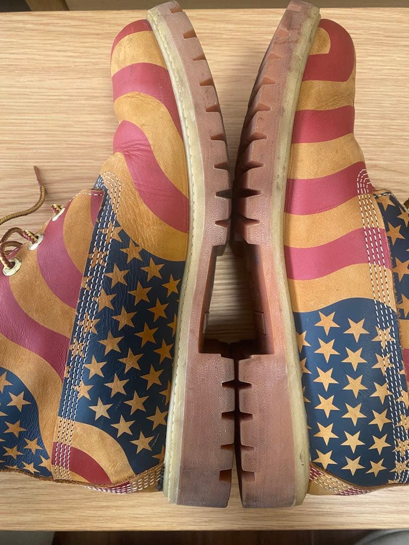 美品】シュプリーム × ティンバーランド ブーツ 星条旗 US9 - メルカリ