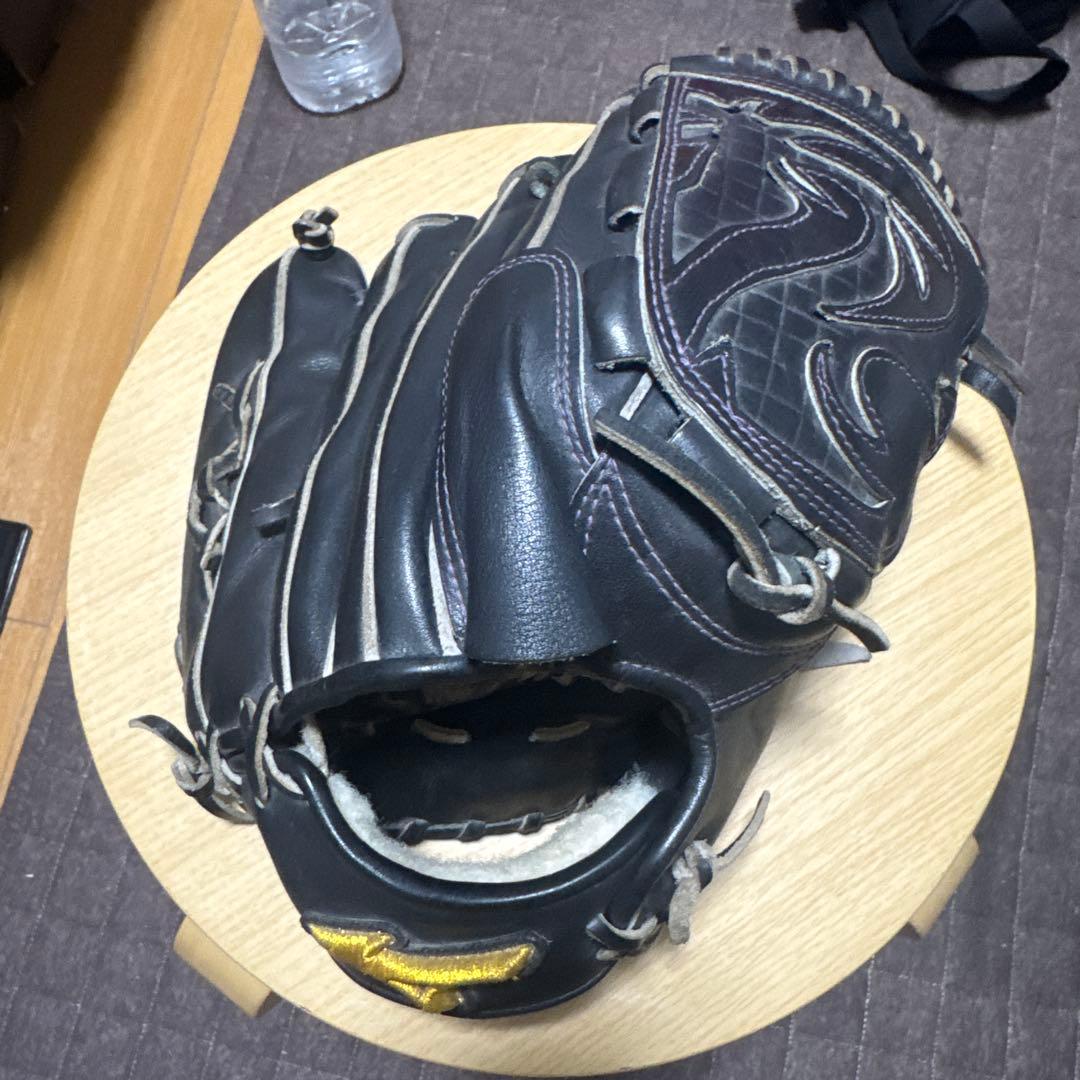 三*ン様 黒 レザー 野球グローブ クロコダイル風 三*ン様 黒 レザー 野球グローブ クロコダイル風 三*ン様 黒 レザー