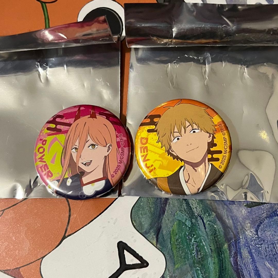 チェンソーマン パワー デンジ 秋祭り 缶バッジ 2点セット - メルカリ
