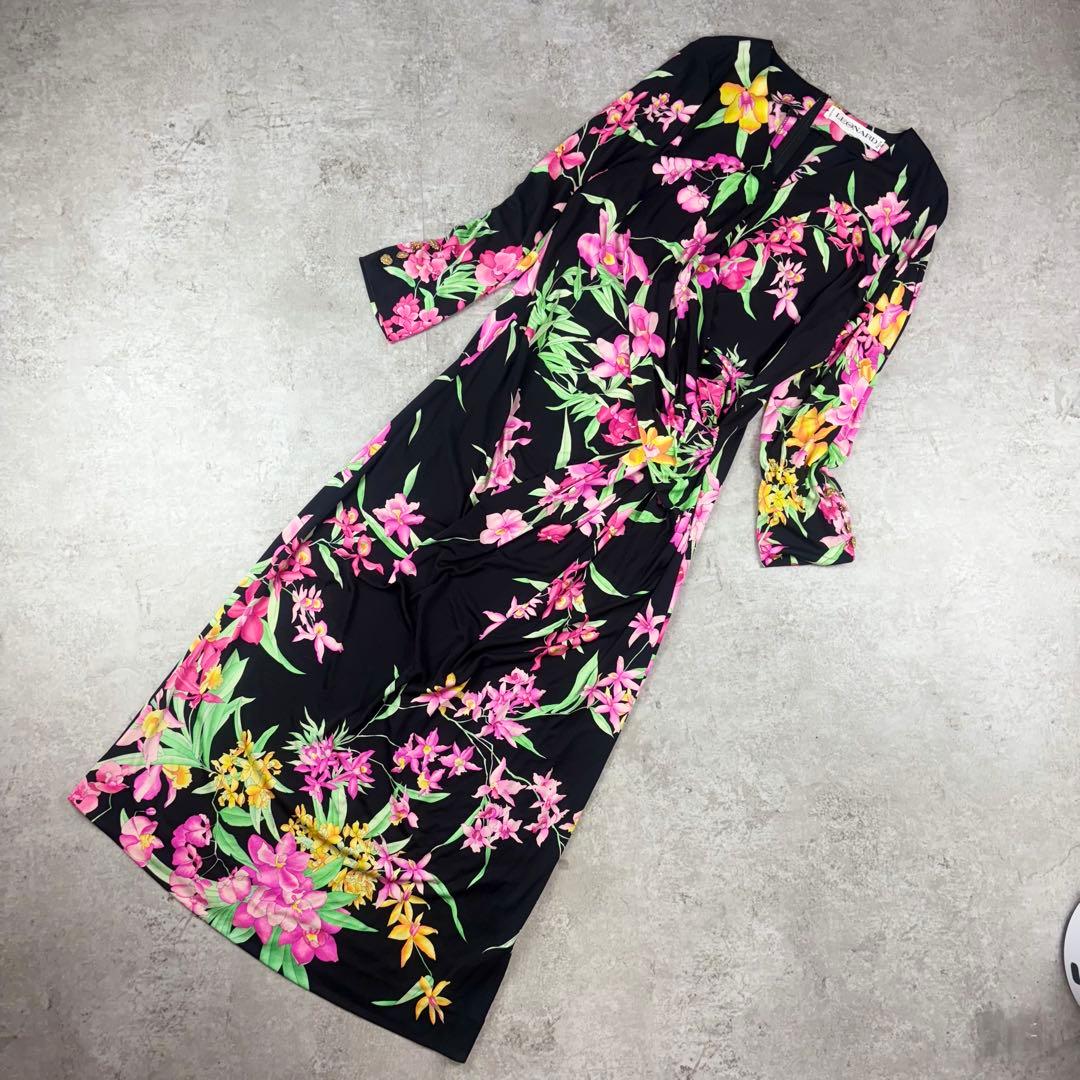 LEONARD レオナール シルク 100% ワンピース 4 花柄 - メルカリ