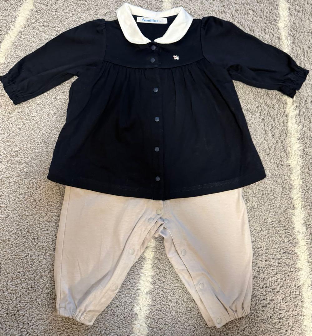 familiar ＊襟付きロンパース（70cm） - メルカリ