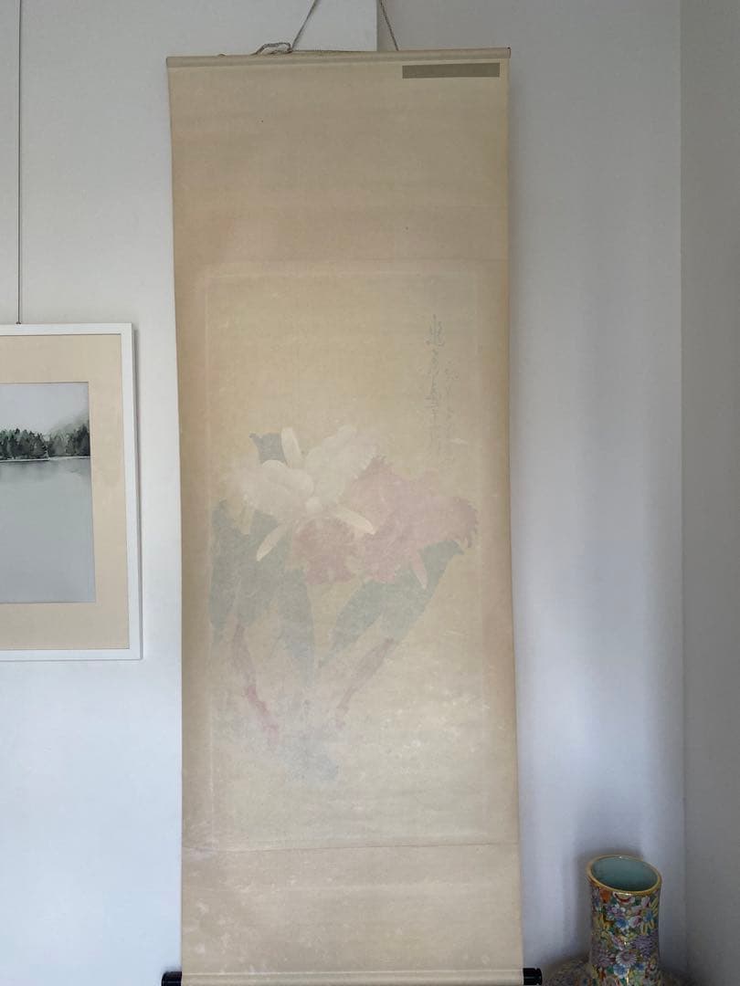 台湾画家 嶺南画派伝承者 李源海 作 水墨画 中国画 - メルカリ