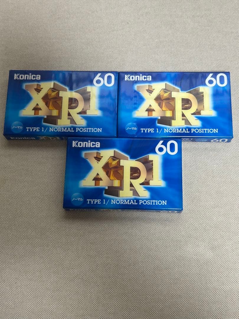 Konica XR1 60 カセットテープ 3本セット - メルカリ