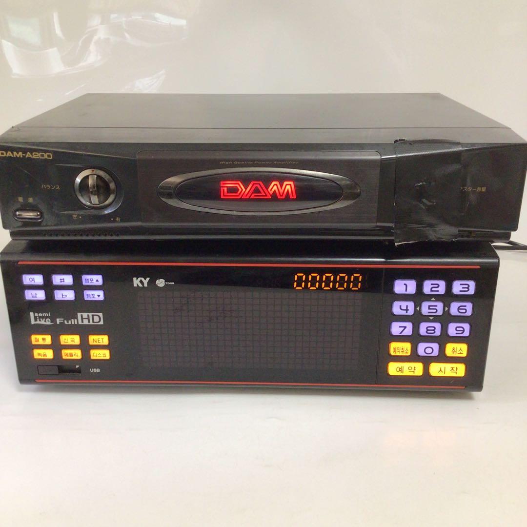 カラオケ 第一興商 DAM-A200 アンプ 金英（KY） KMS-A100 - メルカリ