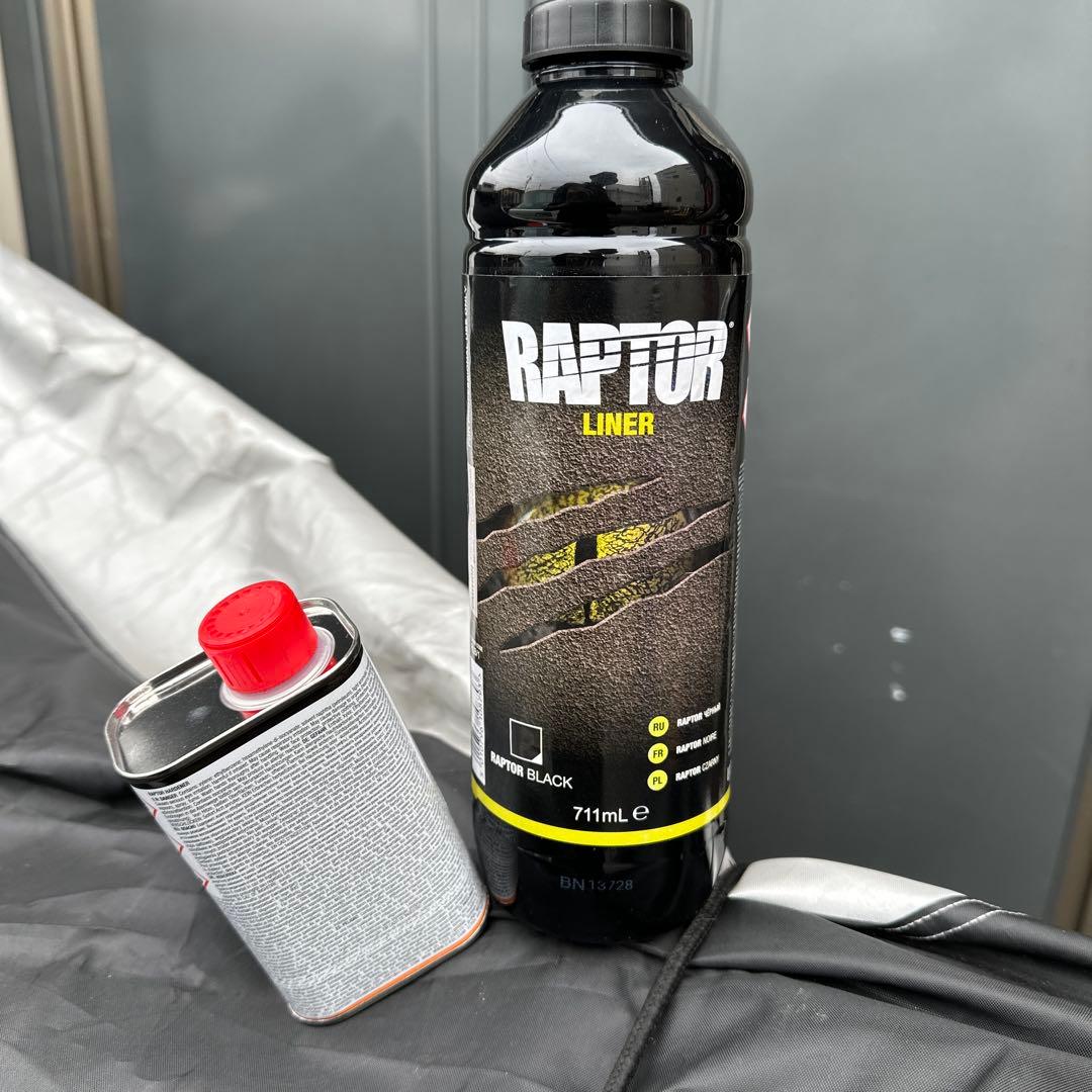 ラプター塗装塗料‼️未使用‼️ RAPTOR ブラック保護コーティング 0.95L