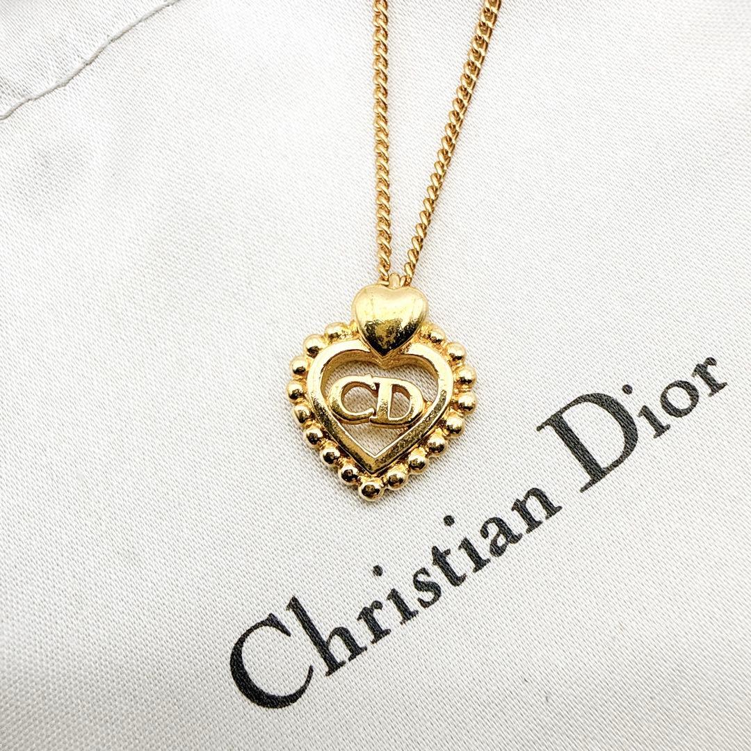 3062-4 極美品✨ Dior ネックレス CD ロゴ 希少 刻印 cm - メルカリ