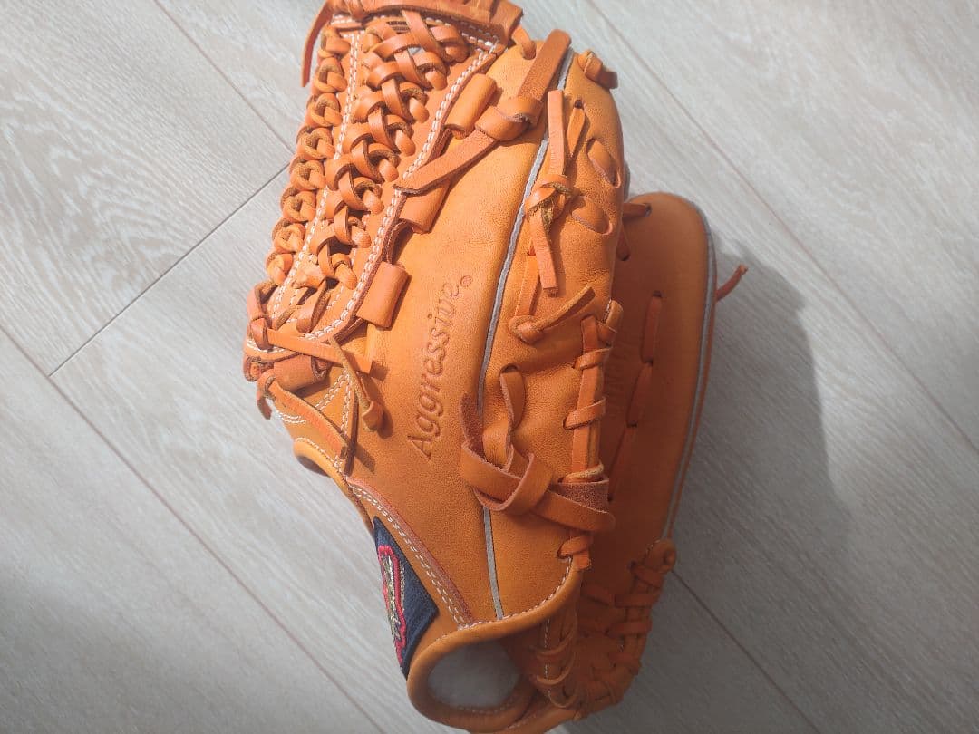 久保田スラッガー L7 野球グローブ 右投げ オレンジ - メルカリ