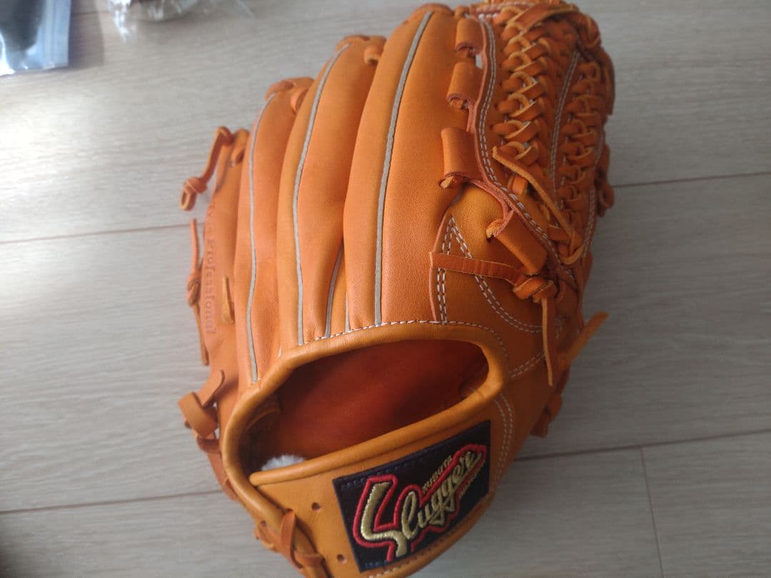 久保田スラッガー L7 野球グローブ 右投げ オレンジ - メルカリ