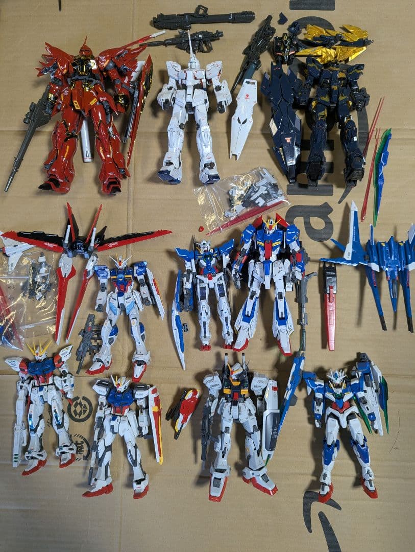 ガンダム　プラモデル　rg まとめ売り　10体　ジャンク　ガンプラ RG ガンプラ10体まとめ売り ジャンク｜Yahoo!フリマ（旧PayPayフリマ）