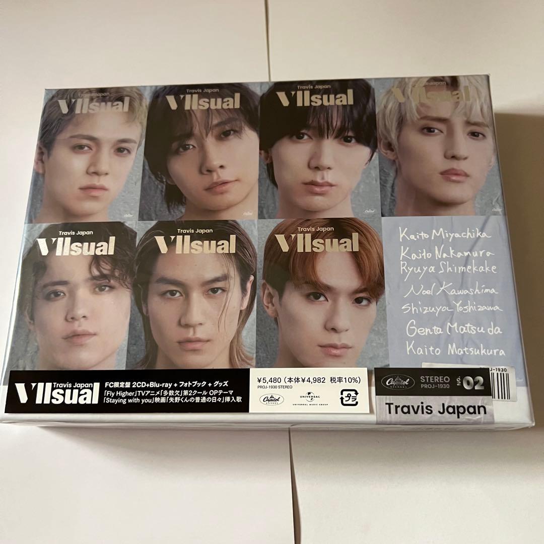 Travis Japan アルバム VIIsual FC盤 Blu-ray 美品 Travis Japan VIIsual(FC限定盤)/[2CD+Blu-ray]◇B : WebShopびーだま