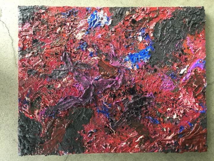 幻想絵画、空飛ぶ画家 飛行家、発明家ヨットマンの糸川裕志の水彩画