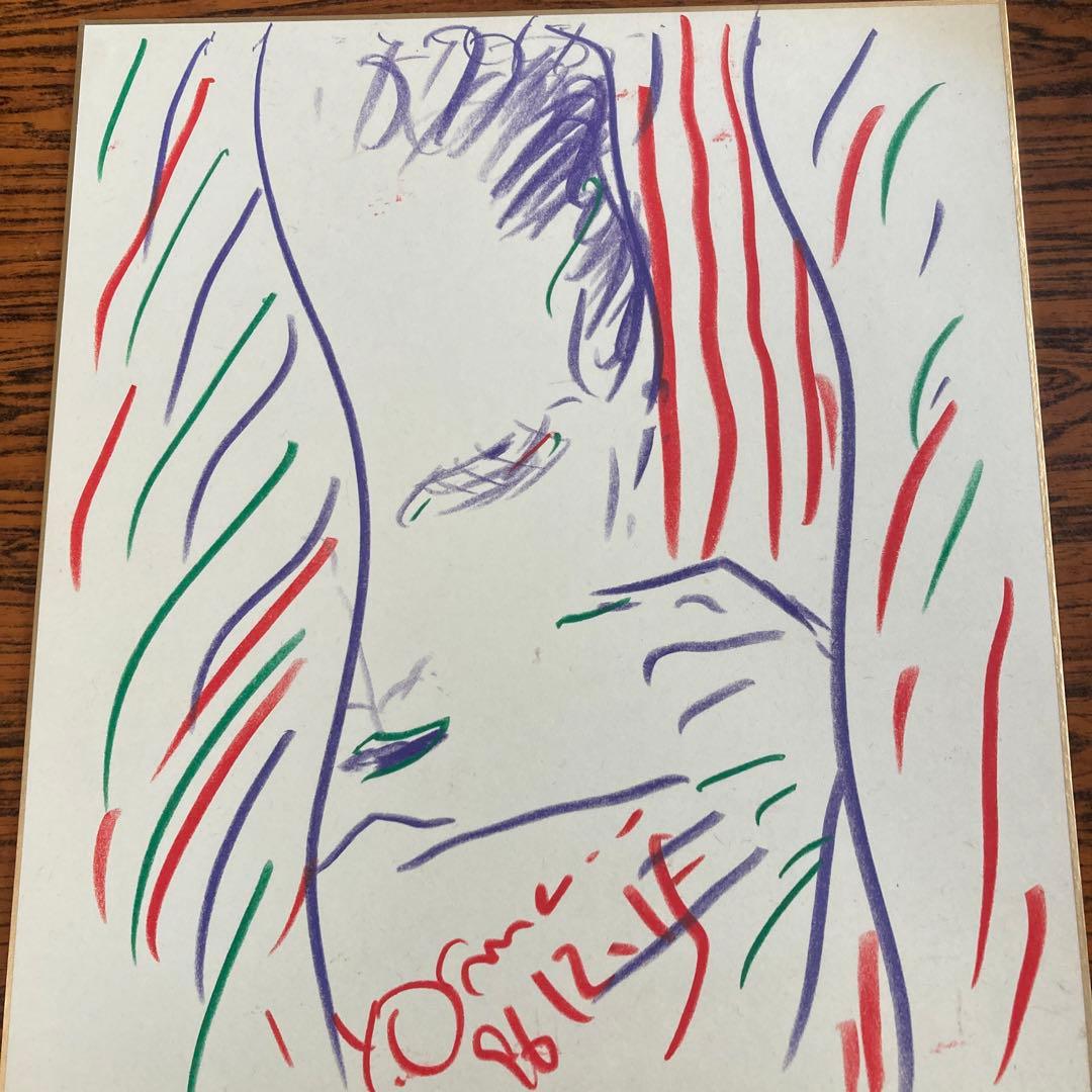 天野喜孝 サイン色紙 - メルカリ