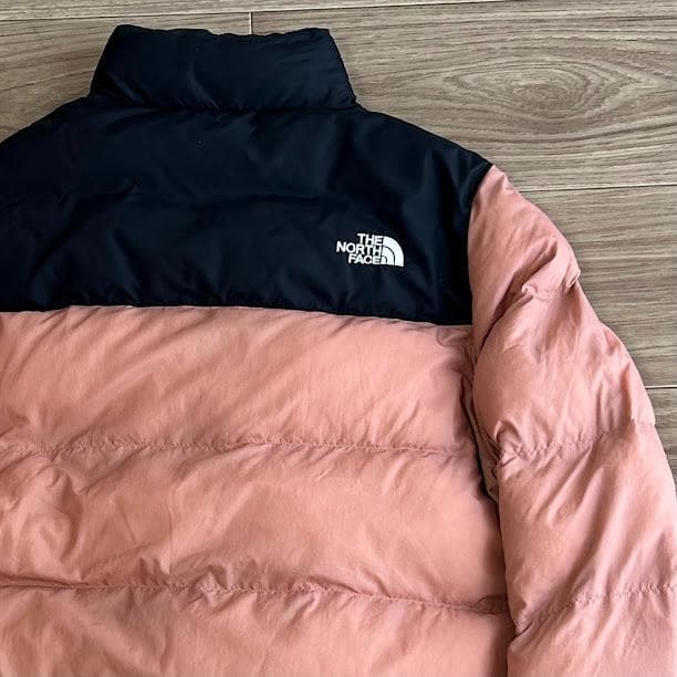 ノースフェイス 中綿ジャケットキッズ160レディースS相当ピンクt-ball