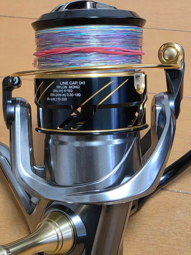 シマノ 16ヴァンキッシュ4000HG 夢屋アルミラウンド型ノブ リール