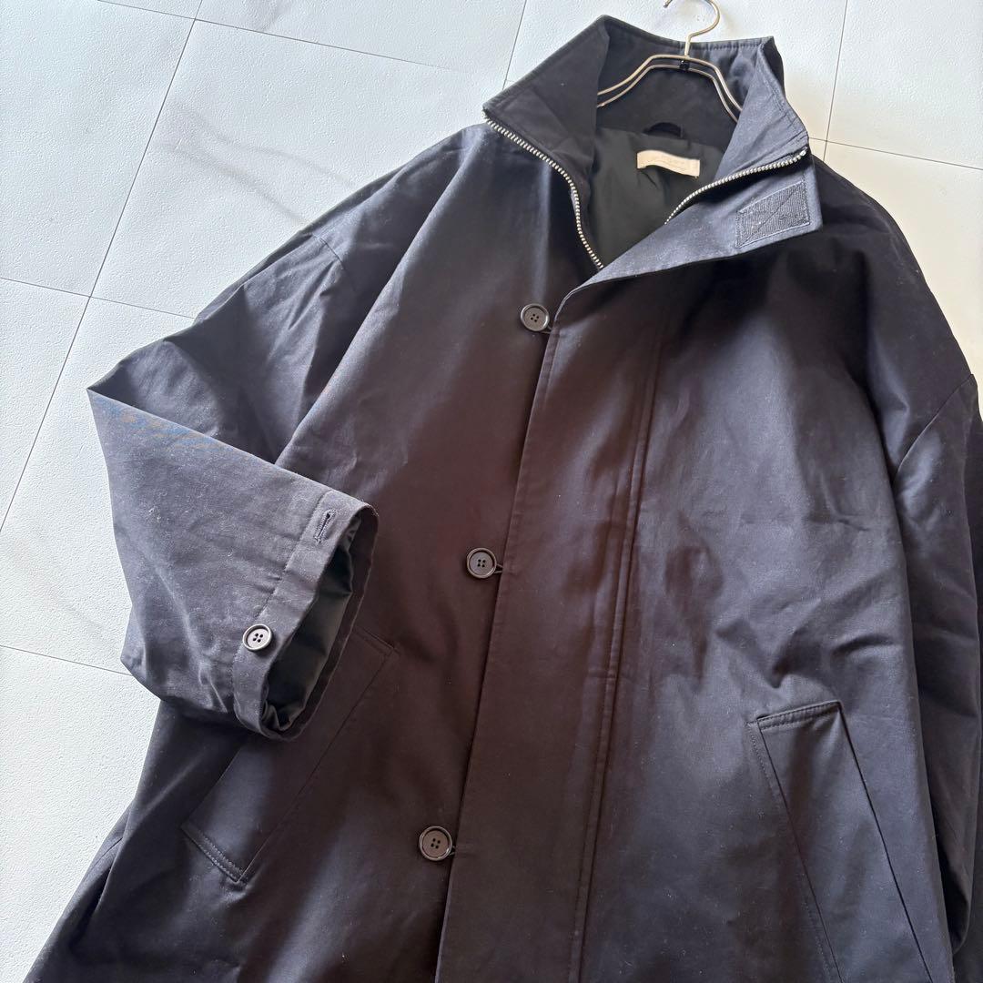 NO.7-131 mfpen ロングコート　黒　S アウター