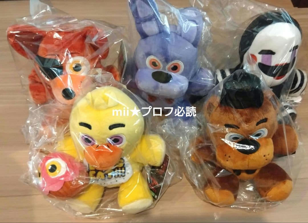 映画 ファイブナイトアットフレディーズ2 ぬいぐるみ 5種類 - メルカリ