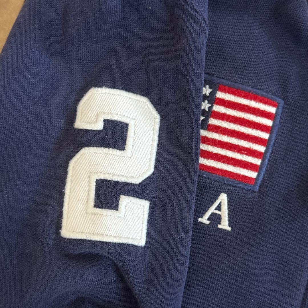 ラルフローレン USAフラッグ ビッグポニージップアップパーカー - メルカリ