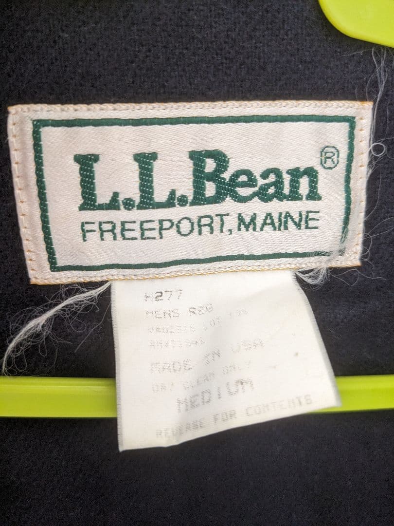 【chack】L.L.Bean チェック柄ダッフルコート MEDIUM