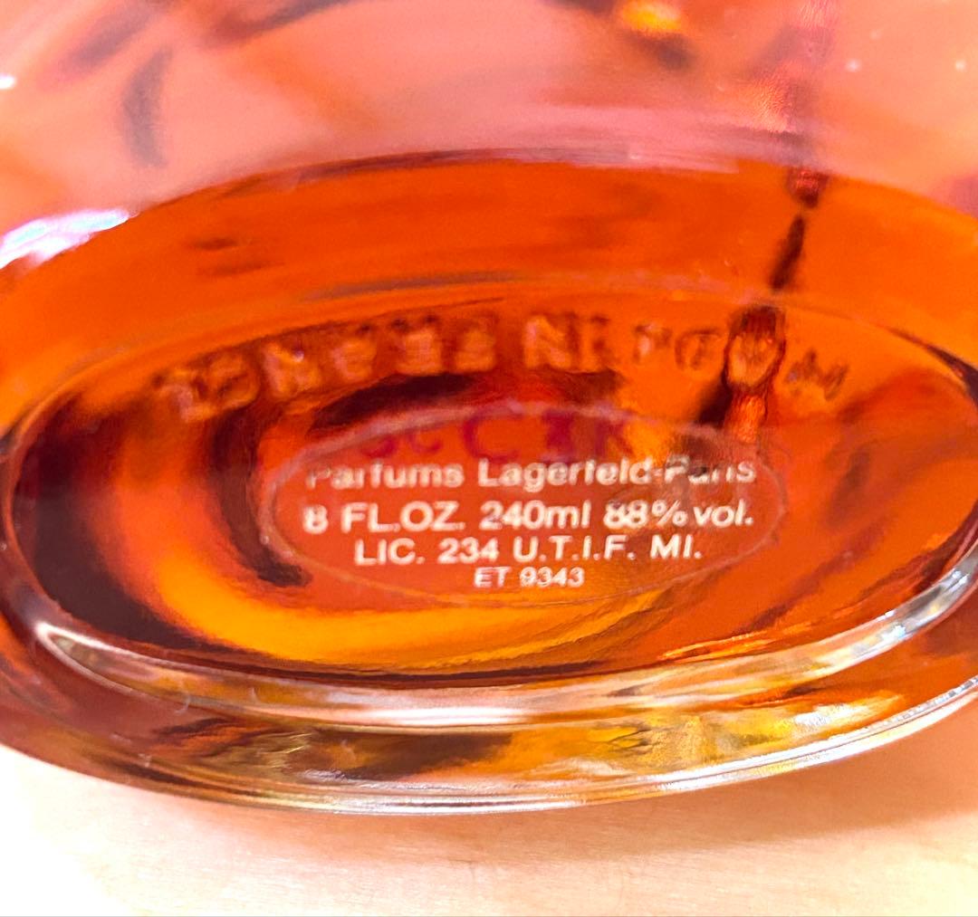 クロエ カールラガーフェルド EDT240ml フラコンボトル 特大 年代物