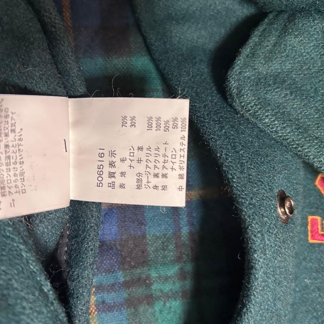 kanaka様専用】ユニオンベイ【L】スタジャン バックロゴ レザー切替え