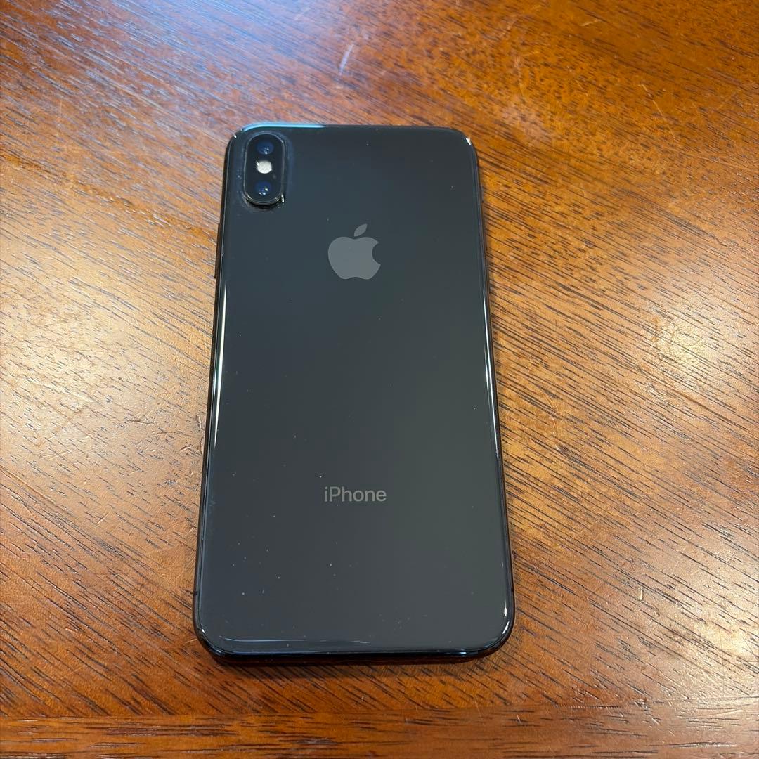iPhone X 256GBバッテリー最大容量100% スペースグレー