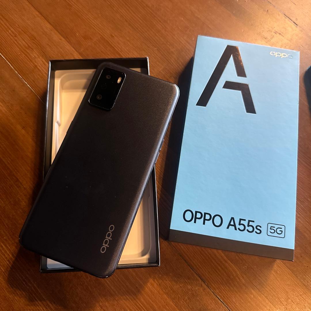OPPO A55s 5G ブラック 本体 OPPO A55s 5G | オッポ