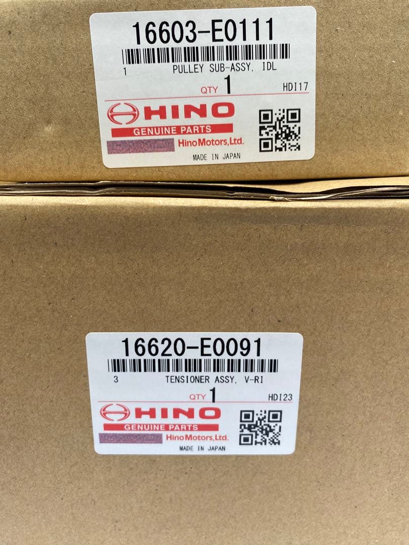 日野純正 プロフィア他、E13C用ファンベルトオートテンショナー