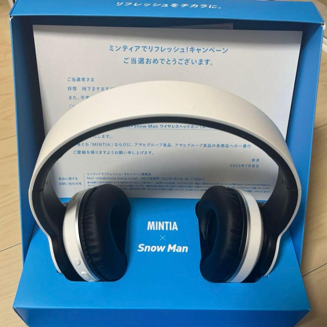 非売品 SnowMan ミンティア ヘッドホン - メルカリ