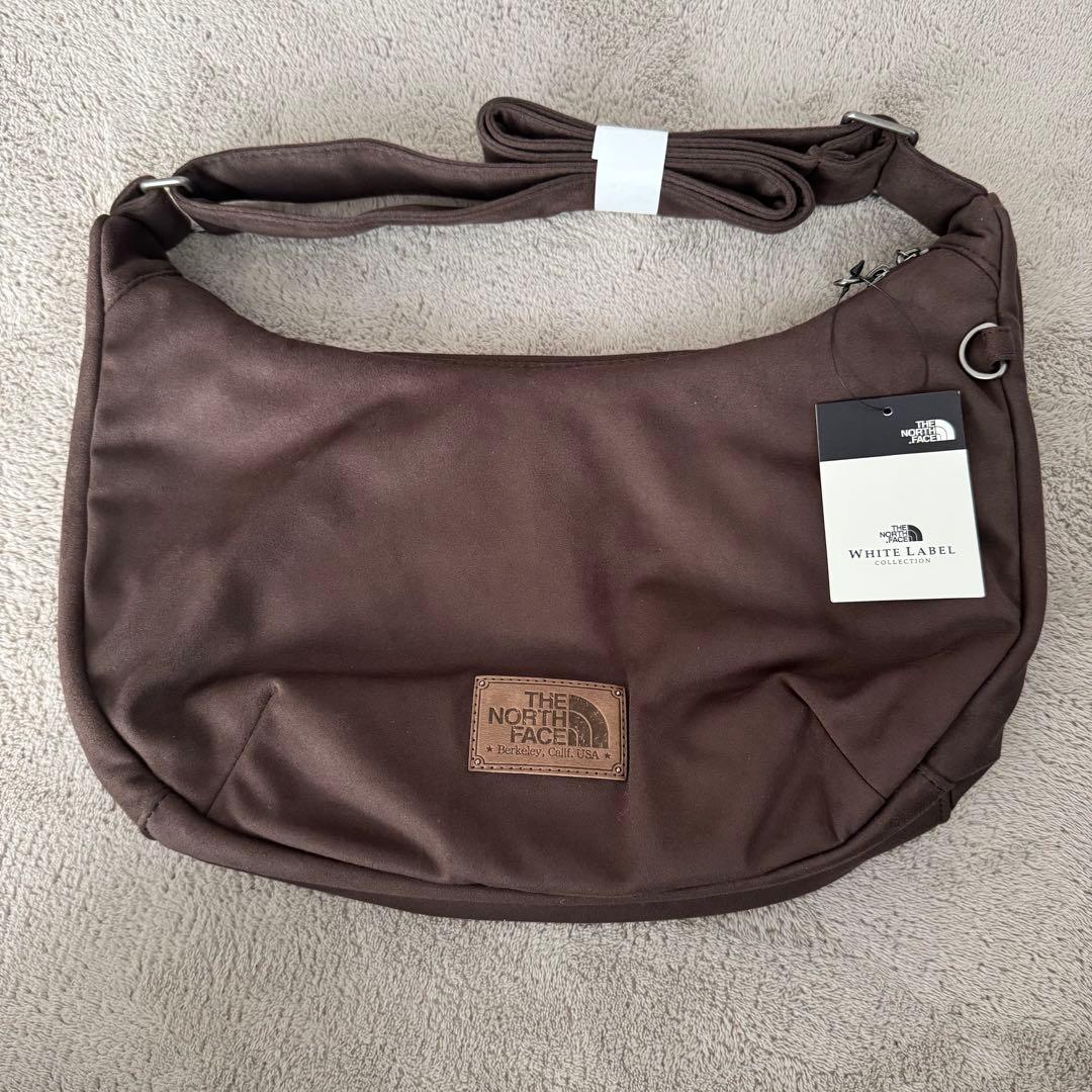 韓国限定】ザノースフェイス ホーボーバッグ ブラウン スウェード SD